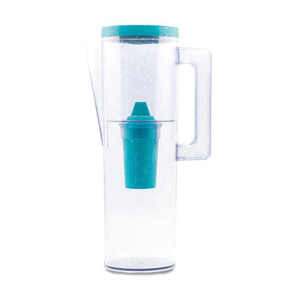 Slrp® Waterfilter kan + Glazen Waterkaraf